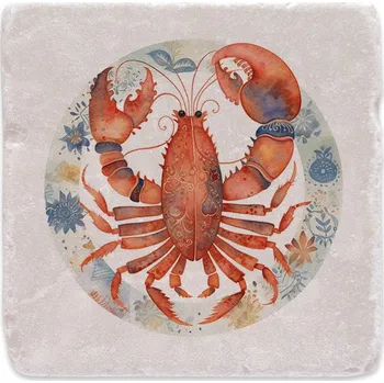 Digitální kompakt Mramorový tácek - Rak akvarel - znamení zvěrokruhu