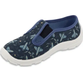 Dívčí obuv Chlapecké bačkory Befado Danny 975x199 s gumičkou a pevným opatkem | Botonožka.cz Velikost: 29