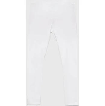 Dětské legíny United Colors of Benetton bílá barva, melanžové 3MT1CF02G.G.NOS 00X, vel. 150