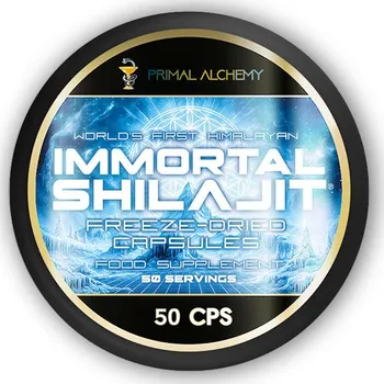 Immortal Shilajit (Raw Freeze-dried) 50 kapslí