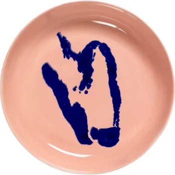 Talíř Serax, Hluboký talíř Feast Pepper, 22 cm, růžovo-modrý - Formadore