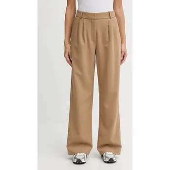 Dámské kalhoty Kalhoty Abercrombie & Fitch dámské, zelená barva, high waist, KI156-4474-420 KI156.4474.420 19X, vel. 38