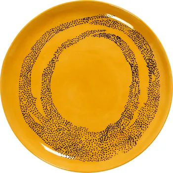 Talíř Serax, Snídaňový talíř Feast s puntíky 22,5 cm, žluto-bílý - Formadore