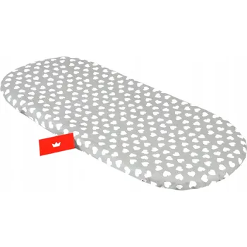 Příslušenství pro přepravu dětí BBL Prostěradlo do kočárku - šedé srdíčko