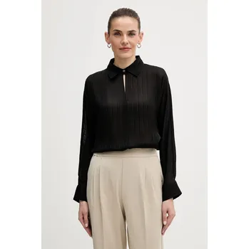 Pánská košile Košile Sisley 5FGXLQ0A6 černá 99X, vel. S