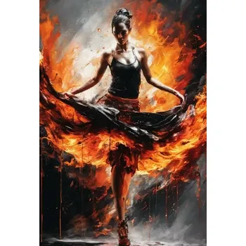 Diamantové malování Diamantové malování/Huacan - Tanečnice
