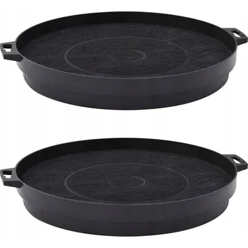 Příslušenství pro digestoř Uhlíkový filtr do kuchyňské digestoře, černý, PP plast, 210 x 31,5 mm