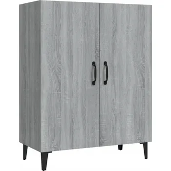 Komoda Boční skříňka z materiálu na bázi dřeva, šedý dub Sonoma, 70x34x90 cm