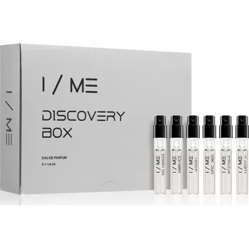 Unisex parfém I/ME I/ME Discovery Box I/ME 100 KISSES parfémovaná voda 1,4 ml + I/ME EMBRACE parfémovaná voda 1,4 ml + I/ME WOOZY parfémovaná voda 1,4 ml + I/ME EPIC 360 parfémovaná voda 1,4 ml + I/ME MYSTIQUE parfémovaná voda 1,4 ml + I/ME LUCKY U parfémovaná voda 1,4