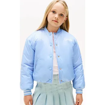 Chlapecká bunda Dětská oboustranná bomber bunda Tommy Hilfiger KG0KG08727.128.176.9BYA modrá 55X, vel. 152