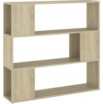 Knihovna Regál-Přepážka na Knihy Dub Sonoma 100x24x94 cm