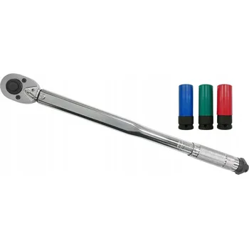 Klíč Momentový klíč s hlavicemi NITEO 17/19/21mm 28-210 Nm Sada 5 ks