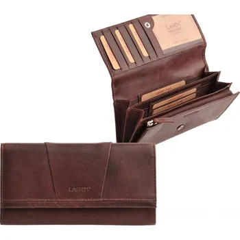 Peněženka Dámská kožená peněženka BLC/4226/419 hnědá, Lagen