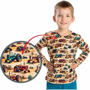 Chlapecké tričko Chlapecké triko Betty mode TRAKTORY