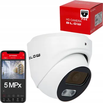 Bezpečnostní kamera IP kopulovitá (dome) kamera Blow BL-I5IS28TWM/PoE 5 Mpx