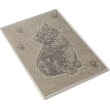 Utěrka Malý kuchyňský ručník 35x50 ZARA 450g Kočička šedošedá