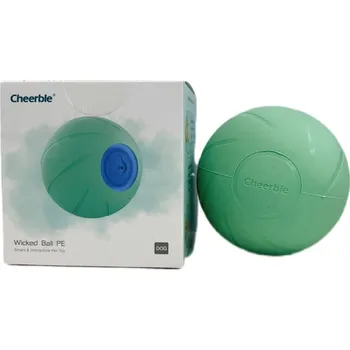 Hračka pro psa Cheerble Wicked Ball elektronická hračka pro psy, zelená Ø7,7cm pes