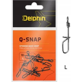 Obratlík s karabinkou Delphin Q-Snap