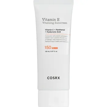 Pleťový krém Cosrx Vitamin E Vitalizing Sunscreen opalovací krém na obličej proti příznakům stárnutí SPF 50+ 150 ml