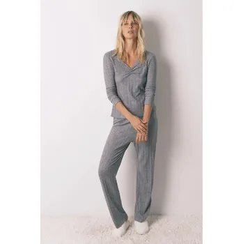 Dámské noční prádlo Pyžamová sada women'secret 3592445 šedá 90X, vel. S