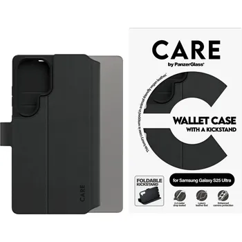 Pouzdro na mobilní telefon PanzerGlass CARE pouzdro Samsung Galaxy S25 Ultra Wallet Kickstand CRRFEWLG38488