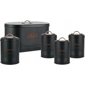 chlebník Chlebník sada Elitehoff černý ocel