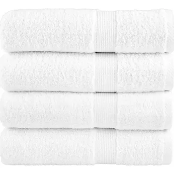 Utěrka Ručníky na ruce SOLUND Bílé, 100% Bavlna, 50x100 cm, 600 g/m2, OEKO-TEX