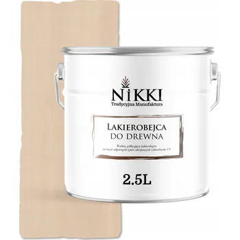 barva a nátěr na dřevo Lazurovací lak NIKKI 2,5 l béžový satén