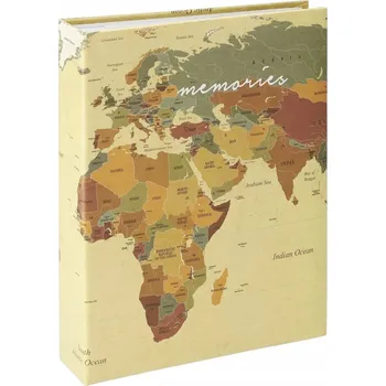Fotoalbum Memo album Hama MAPA SVĚTA 10x15/200, popisovací štítky