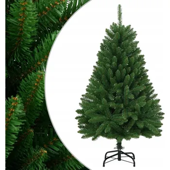 Vánoční stromek Umělý vánoční stromek na pantu PVC Zelený 120 cm x 68 cm