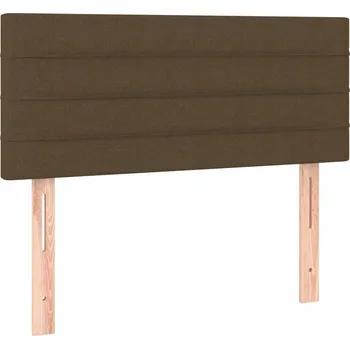 Klasické čelo postele, nastavitelná výška, tmavě hnědá, 90x5x78/88 cm