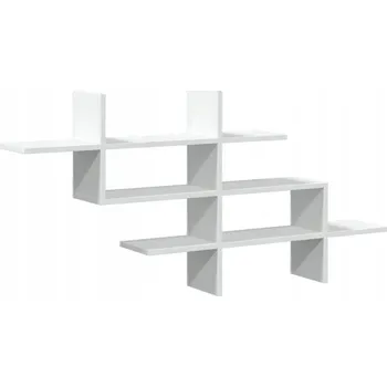 police Dřevěná police G03V 3 x 3 cm bílá