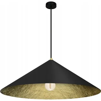Závěsné svítidlo FUJI černo-zlaté kompozitní 1xE27 70x120cm Stropní Svítidlo do domu
