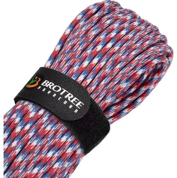 Dětská dílna Brotree Paracord 4 mm 30 m 9 pramenů 100% nylonové provazové šňůry typu III pro přežití, outdoor,