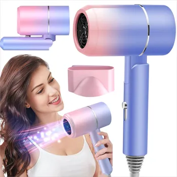 Fén SKLÁDACÍ FÉN NA VLASY MEGA SILNÝ IONIZAČNÍ KONCENTRÁTOR PŘENOSNÝ 2000W