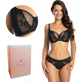 Podprsenka Podprsenka Gaia 1026 Ada Měkká nevyztužená černá 70J