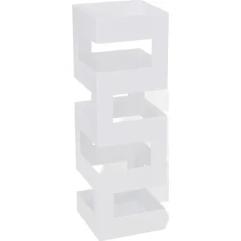 Stojan na deštník Stojan na deštníky bílý 15,5x15,5x48,5 cm