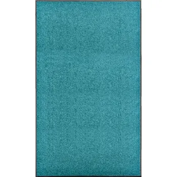 Rohožka Protiskluzová rohožka modrozelená 150x90 cm, polyamid, PVC, pratelná