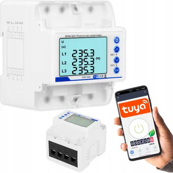 IP kamera INTELIGENTNÍ OBOUSMĚRNÉ RELÉ S MĚŘÍ WATTY 3 FÁZOVÉ BLOW WIFI TUYA DIN