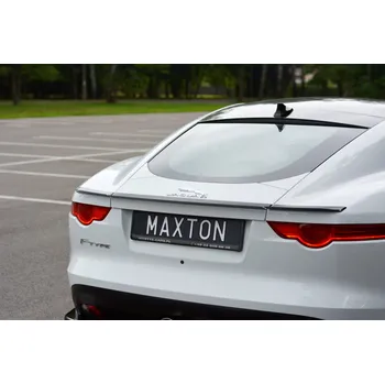 PC tuning Maxton Design prodloužení spoileru pro Jaguar F-type Mk1, černý lesklý plast ABS