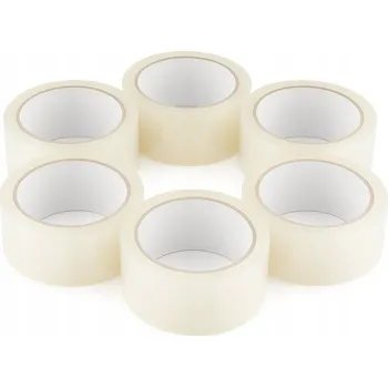 Lepicí páska Balicí páska akrylová TRANSPARENTNÍ 6 Ks StrunaPack 48 mm x 54 m