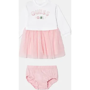 Dámské oblečení Kojenecké šaty Guess A5RK17.K82T0.PPYA bílá 00X, vel. 88-96