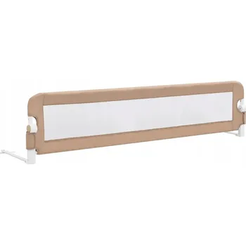 Dětská zábrana Bezpečnostní zábrana, 180x40,5x42 cm, šedohnědá