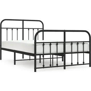 Postel Manželská postel kovová G04V 200x200 černá