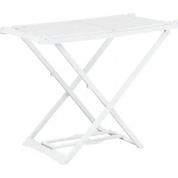 Sušák na prádlo Sušák na prádlo se sklopnými křídly, bílý, 185x56x110 cm