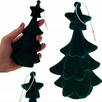 Vánoce VÁNOČNÍ OZDOBA NA STROMEČEK - FIGURKA, FLOCOVANÁ, PLYŠOVÁ