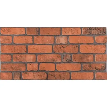 Obklad 3D Obkladové Panely na Zeď EPS - Vzor Cihla Terakota 100x50 cm, Tloušťka 2 cm