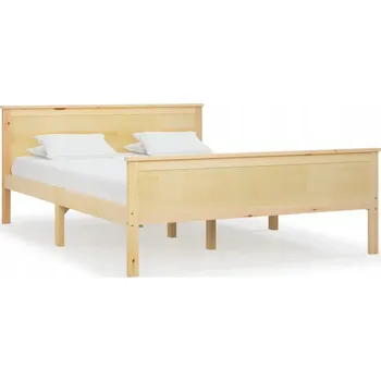 Postel Dřevěná dvoulůžková postel G02V 140x200 dub