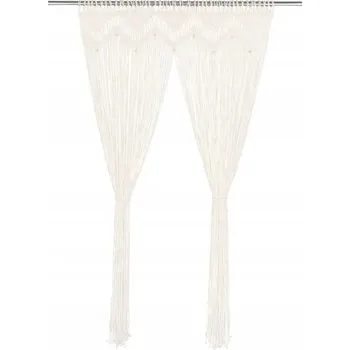 Závěs Závěs provázkový bavlněný krémový 140x240 cm