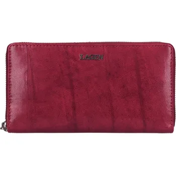 Peněženka Dámská kožená peněženka LG-2161 vínová červená, Lagen